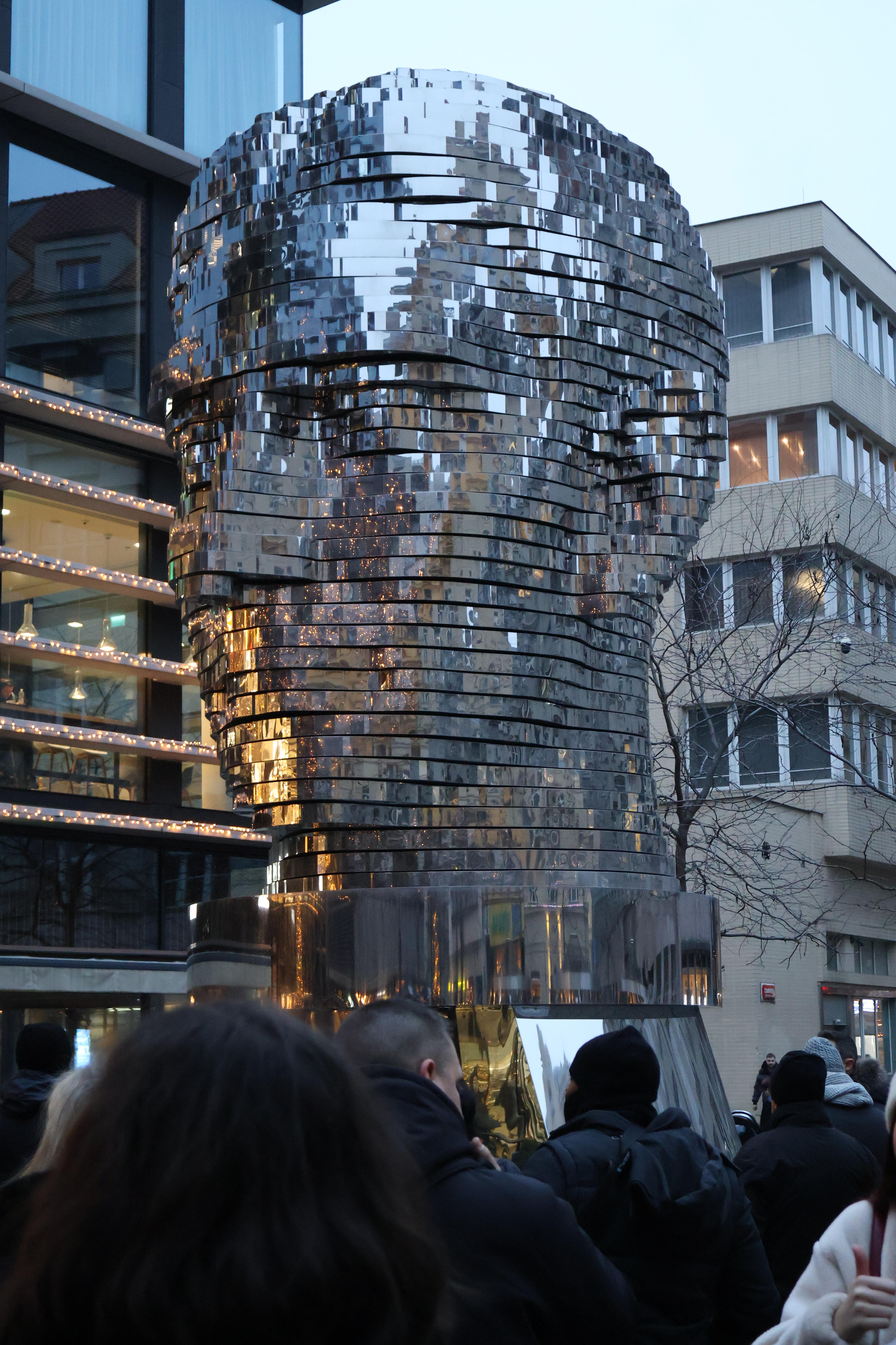 Franz Kafka Statue (unlit)