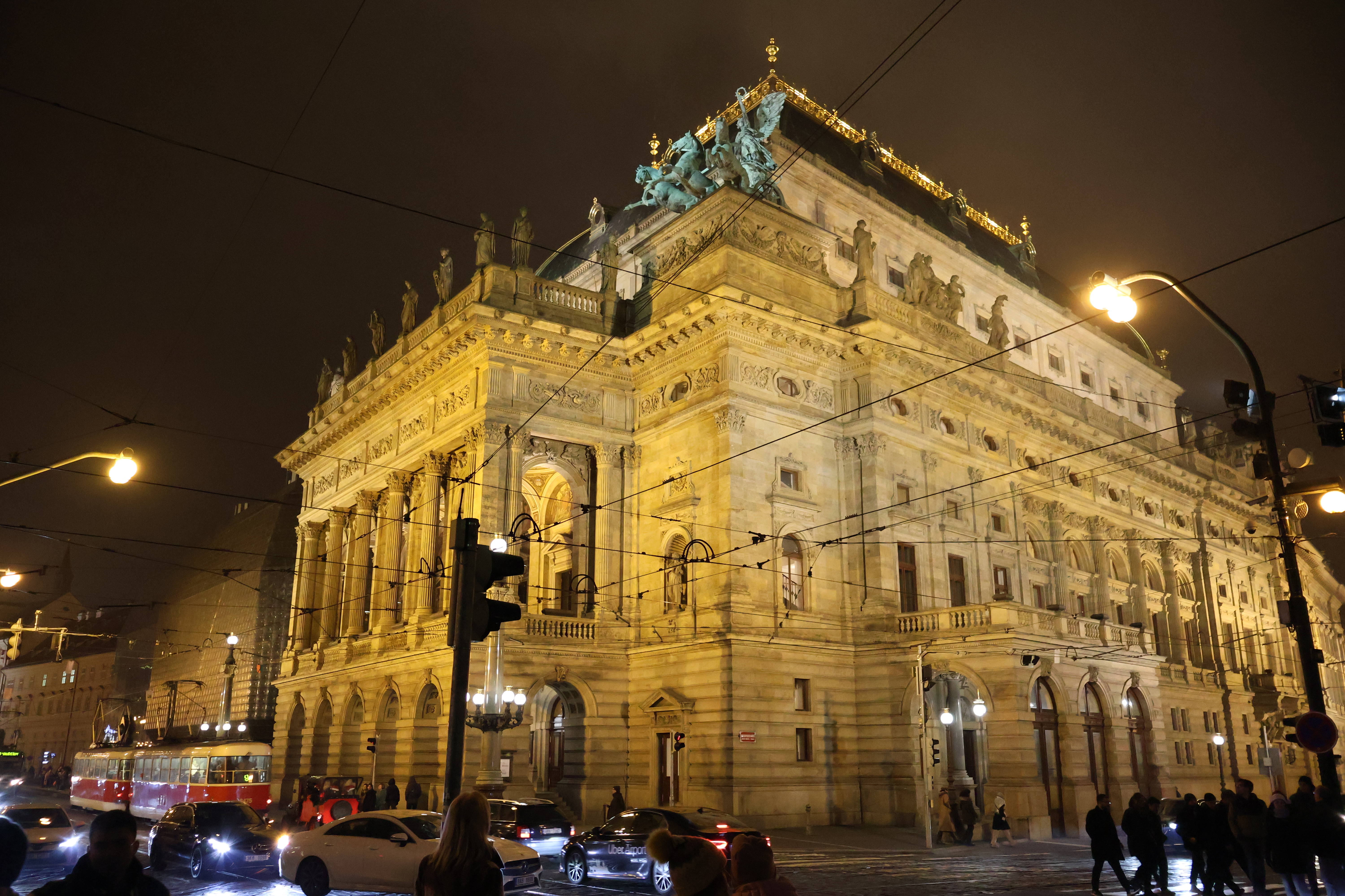 The national theater from another angle.